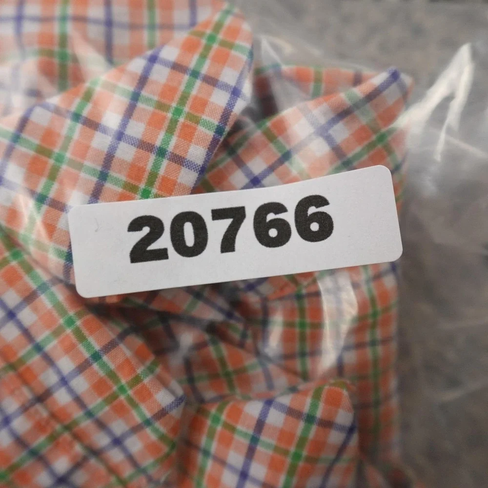 Ralph Lauren Shirt Mens S Orange Green Check Pony Button Up Long Sleeve Preppy‎